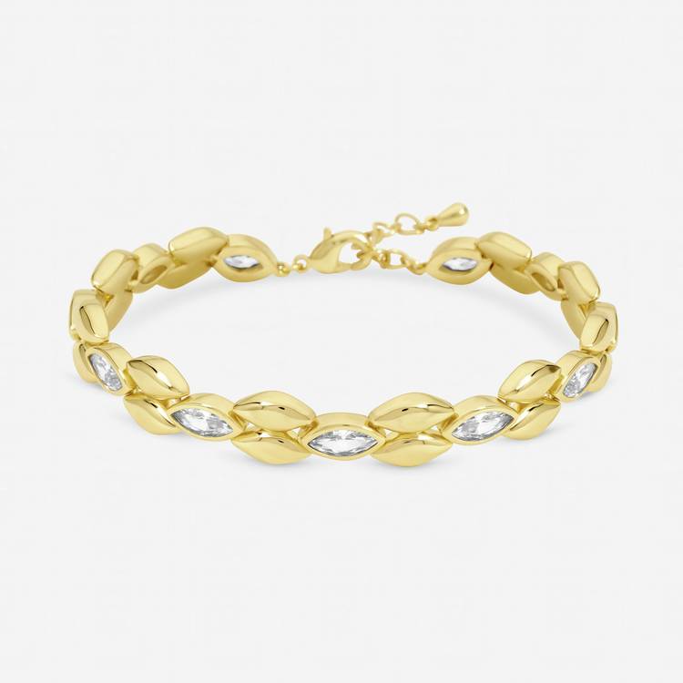 Jon Richard gold plated crystal bracelet, UK version