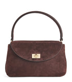 Sandro Paris mini suede top-handle bag (British brand)