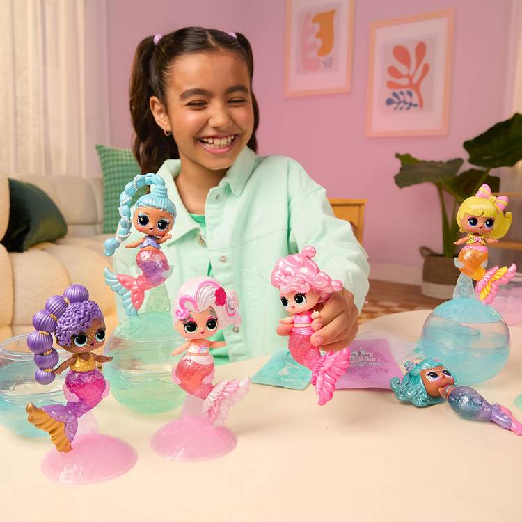 L.O.L. Surprise Mermaids Makeover Magic Tots doll 9cm - British product
