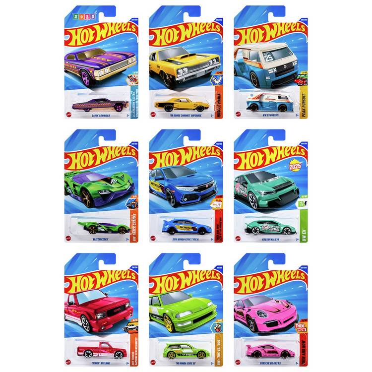 Hot Wheels Basic Car 1:64 scale die-cast toy, imported from the UK