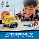 LEGO City Van building toy with 276 pieces (British brand)