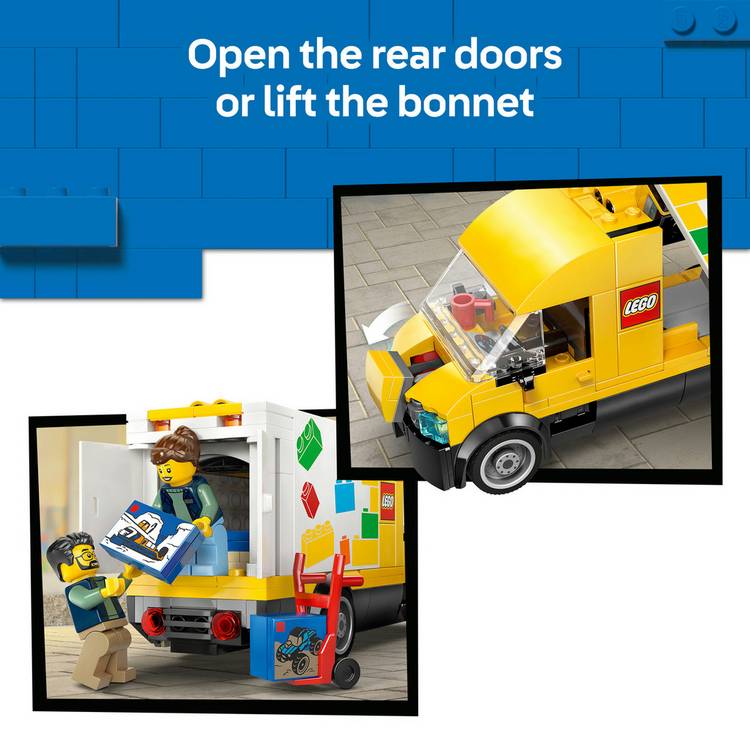 LEGO City Van building toy with 276 pieces (British brand)