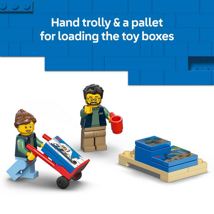LEGO City Van building toy with 276 pieces (British brand)