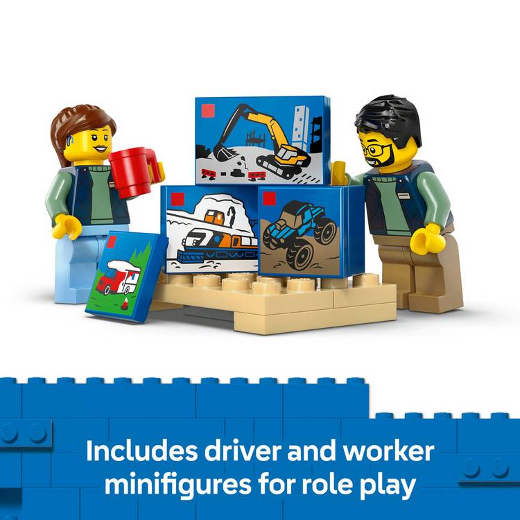 LEGO City Van building toy with 276 pieces (British brand)