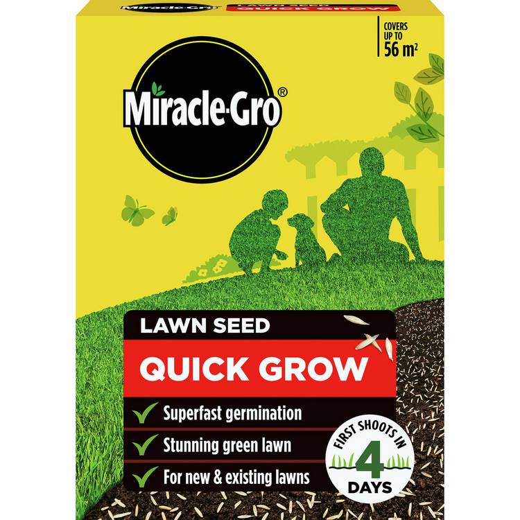 Miracle-Gro Quick Gro lawn seed 56m2 (British brand)