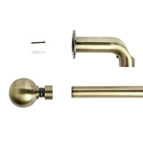 Argos Home antique brass extendable curtain pole 110-300cm, UK version