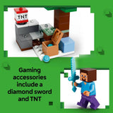 LEGO Minecraft Steve's Taiga Adventure building toy 79 pieces (British brand)