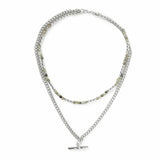 Argos Uncommon Souls Double Row Beaded and Chain Necklace 50cm- Buy online at McGrocer