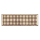 Howler & Scratch brown tartan runner 50x150cm, imported from the UK