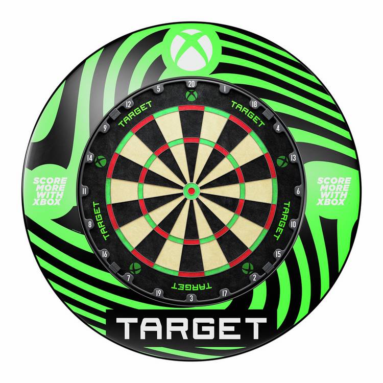 Target Luke Littler Xbox dartboard bundle full set, imported from the UK