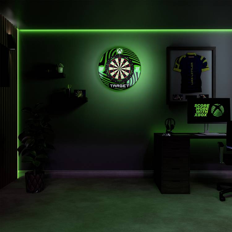 Target Luke Littler Xbox dartboard bundle full set, imported from the UK
