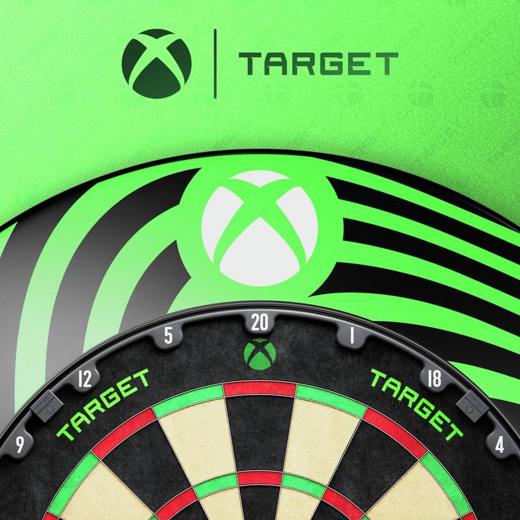 Target Luke Littler Xbox dartboard bundle full set, imported from the UK