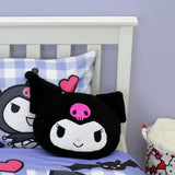 Hello Kitty Kuromi shaped cushion 33x40cm, imported from the UK