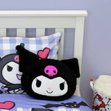 Argos Sanrio Hello Kitty Kuromi Shaped Cushion Black 33x40cm- Buy online at McGrocer