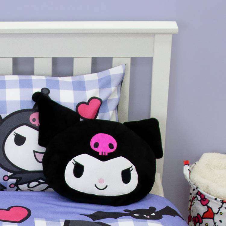 Hello Kitty Kuromi shaped cushion 33x40cm, imported from the UK