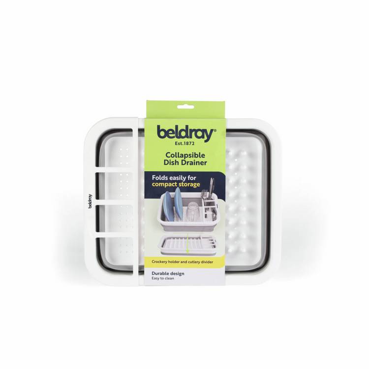 Beldray grey collapsible dish drainer, UK version