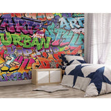 Walltastic graffiti wall mural multicolour 8x10ft - British product