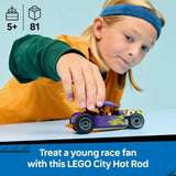 LEGO City Hot Rod race car model kit 81 pieces (British brand)