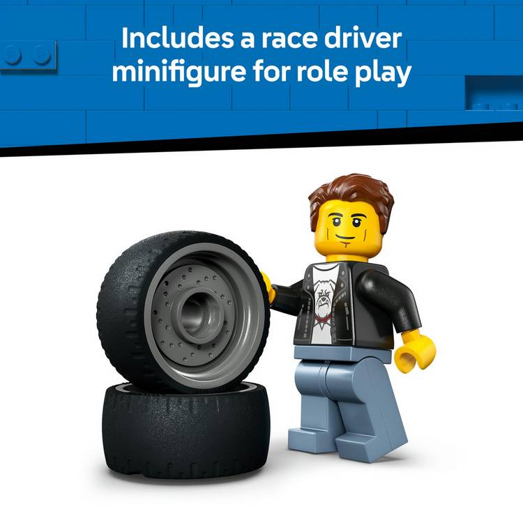 LEGO City Hot Rod race car model kit 81 pieces (British brand)