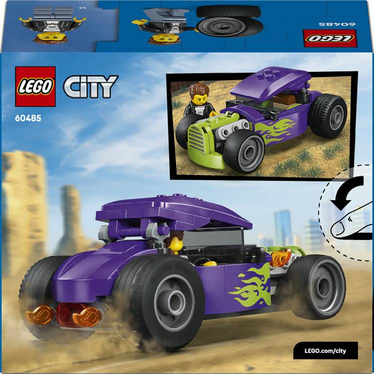 LEGO City Hot Rod race car model kit 81 pieces (British brand)