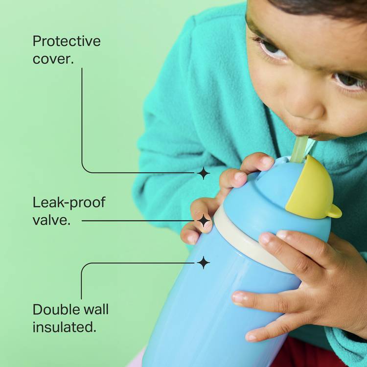 Tommee Tippee insulated straw cup pack of 2, UK version