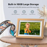 Kodak 10.1 inch digital photo frame wood design - British product