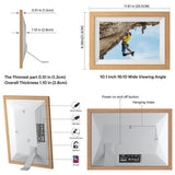 Kodak 10.1 inch digital photo frame wood design - British product