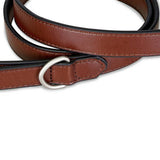Petface herringbone leather dog lead 120cm, imported from the UK
