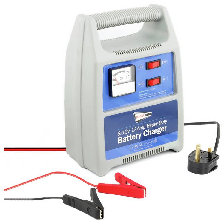Streetwize 12A automatic battery charger - British product