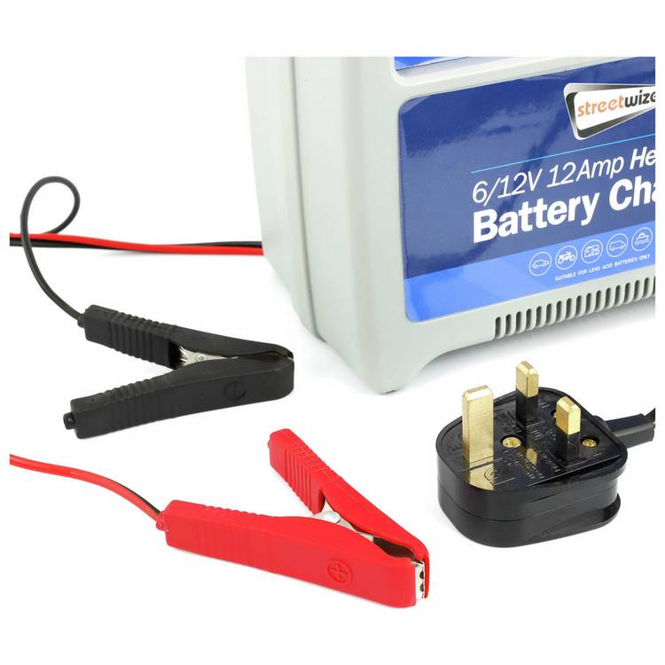 Streetwize 12A automatic battery charger - British product
