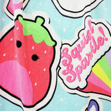 Squishmallows blue beach towel 140x70cm, imported from the UK
