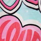 Squishmallows blue beach towel 140x70cm, imported from the UK