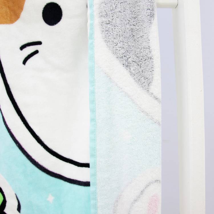 Squishmallows blue beach towel 140x70cm, imported from the UK