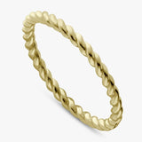 Argos Revere Gold Plated Sterling Silver Rope Twist Ring - Large- Buy online at McGrocer