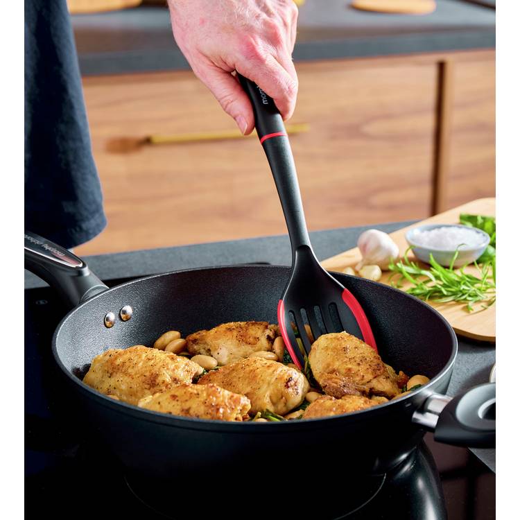 Morphy Richards 28cm forged aluminium lidded saute pan, UK version