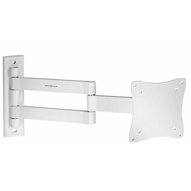 ProperAV TV wall bracket tilt and swivel 13-28 inch - British product