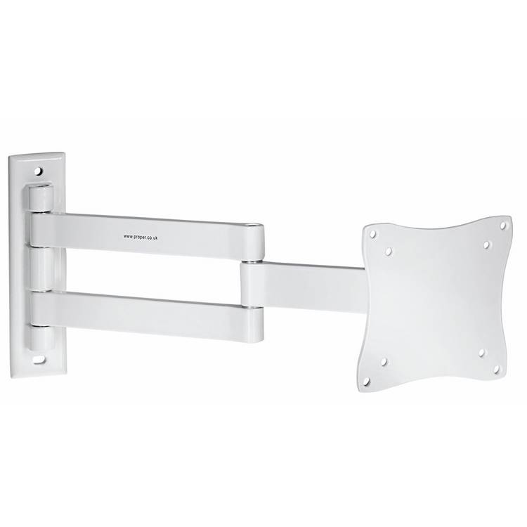 ProperAV TV wall bracket tilt and swivel 13-28 inch - British product