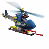 Playmobil police helicopter playset (British brand)