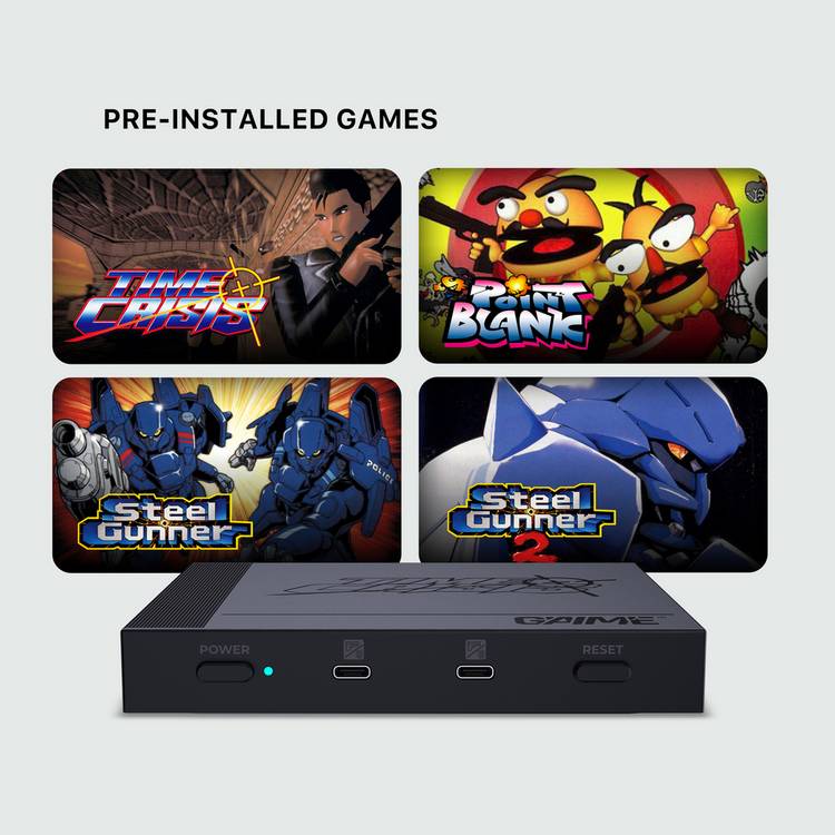 GAIME Time Crisis plug-and-play console - British product