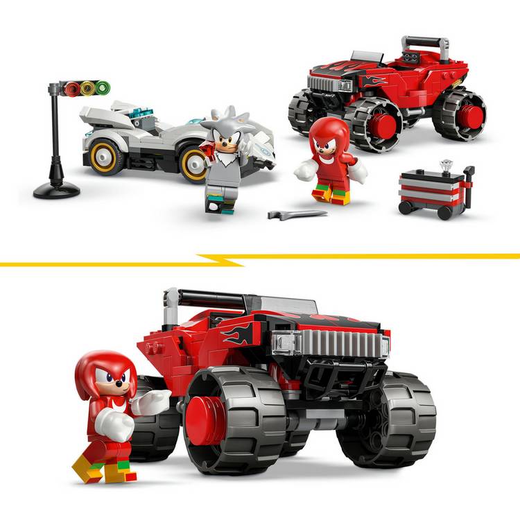 LEGO Sonic the Hedgehog set Silver vs Knuckles 378 pieces (British brand)