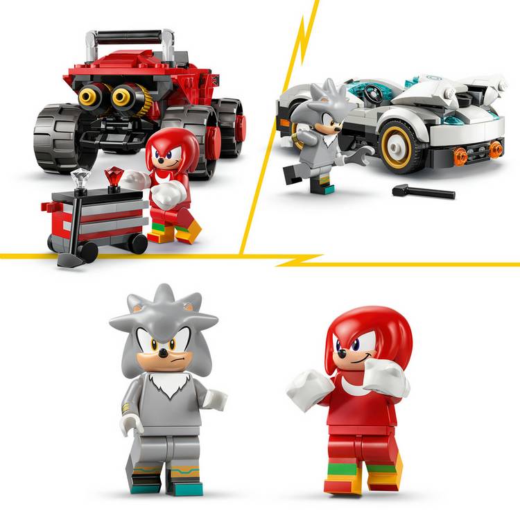 LEGO Sonic the Hedgehog set Silver vs Knuckles 378 pieces (British brand)
