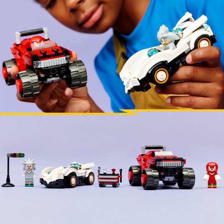 LEGO Sonic the Hedgehog set Silver vs Knuckles 378 pieces (British brand)