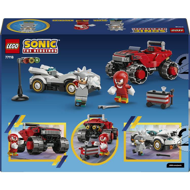 LEGO Sonic the Hedgehog set Silver vs Knuckles 378 pieces (British brand)