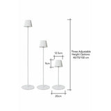 BHS rechargeable LED floor lamp white, imported from the UK