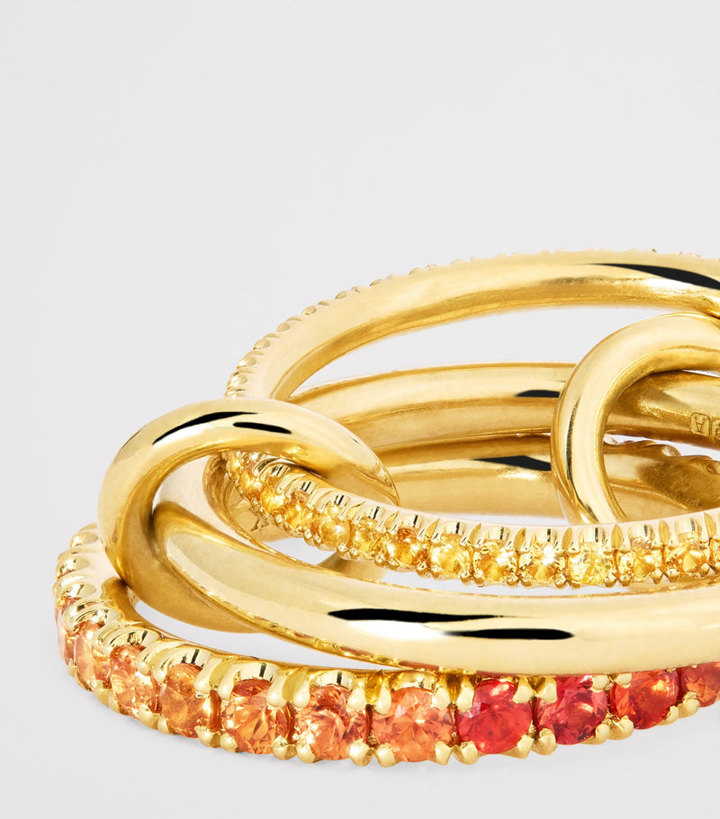 Spinelli Kilcollin yellow gold sapphire ring - British product