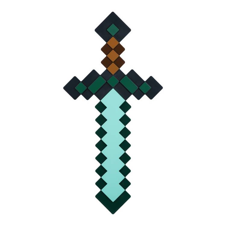 Minecraft Diamond Sword LED Novelty Light 40cm, imported from the UK