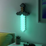 Minecraft Diamond Sword LED Novelty Light 40cm, imported from the UK