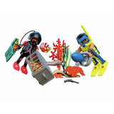 Playmobil Action Heros Police Diver & Treasure Playset - British product