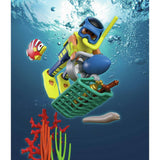 Playmobil Action Heros Police Diver & Treasure Playset - British product