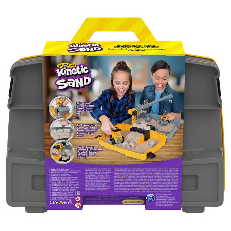 Kinetic Sand Construction Box Playset, imported from the UK